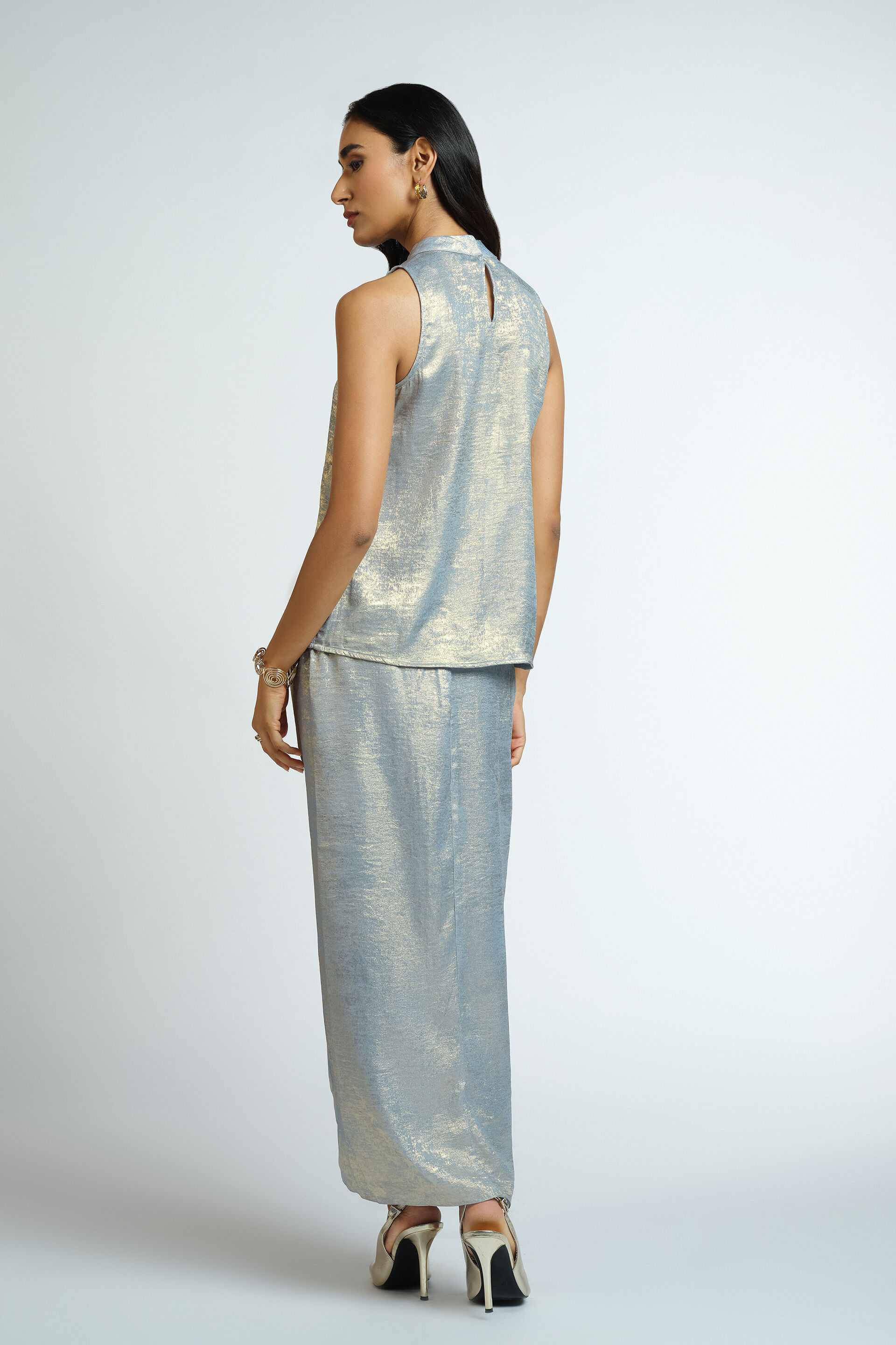 The 90's Diva Skirt Set, Ice Blue, image 6